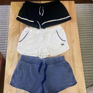 VS PINK Super Soft Pajama Shorts Bundle
